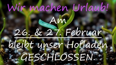 Urlaub Feb